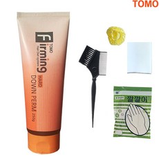 TOMO 퍼밍 다운펌 1set 곱슬머리펌 남자 왁스 붕뜬머리 옆머리펌 셀프펌 셀프파마셋트 원스텝 남성펌 매직펌 매직약 스트레이트펌 곱슬펌, 1개, 250ml
