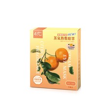 41度C 蒸氣熱敷眼罩 柑橘清香, 1個, 5片