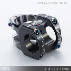 KRSEC SR35 MTB 숏 스템 고강도 경량 알루미늄 다운힐 및 오프로드용, [07] SR35 BS 35mm