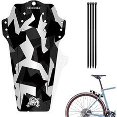 ENLEE 1PC 산악자전거 흙받이 경량의 유연한 MTB 방수 내열성 자전거 26인치 27.5인치 29인치 플러스 사이즈 팻바이크 휠 사이즈에 모두 사용 2551664, Lightning Model, 1개