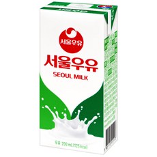 서울우유 멸균 흰우유, 200ml, 16개