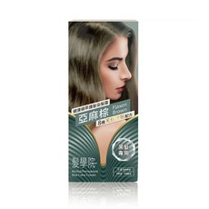 髮學院健康植萃護髮染髮霜 亞麻棕色 8種護髮配方 PPD FREE 溫和呵護頭皮, 亞麻棕, 1個