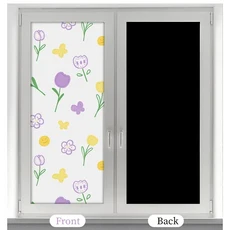 유리 도어 용 안티 엿보기 창 필름 Windows 개인 정보 보호 태양 실드 단열 비 투명 장식 필름