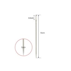 핀홀 수제 바늘 구멍 길이 아크탑형 재봉 가구 장식 태피스트리 자수 수공예용, 1개, 1. 10cm