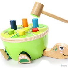 라프샵 오감발달 원목 거북이 망치놀이