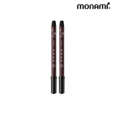 화신산업 모나미NEW세필붓펜, 검정, 2개