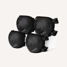 스쿳앤라이드 프리미엄 보호대세트(블랙) 유아킥보드 어린이씽씽카, 1000개, 블랙