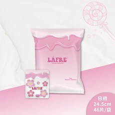 樂菲 負離子衛生棉, 1個, 日用款24.5cm一袋46片※超商限五包