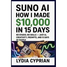 (영문도서)Suno AI: How I Made $10 000 in 15 Days with AI Music: No Studio No Skills - Jus... Paperback, Independently Published, English, 9798274945578