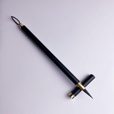紫毫毛筆 小楷毛筆 便攜式抄書勾線筆, 1個, 精品高檔黑檀木帶蓋小楷一支