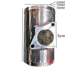 호환 자동차 공기 유량 센서 마운트 어댑터 도요타 Mazda 스바루 SUZUKl 도구용 63/70/76mm MAF 미터, 01 NO1 76MM