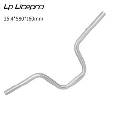 갈매기핸들바 갈매기바 알루미늄 자전거 로드 길이580MM 손잡이 TT바 빈티지 라이저, 실버 높이 160/길이 580MM, 1개