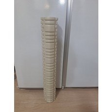 스케쳐스 폼롤러 60cm 슬림 얇은 마사지 돌기 지압 필라테스 요가 홈트 스트레칭, 소프트브라운