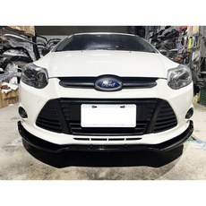 福特 FOCUS MK3 MK3.5 專用 前下巴 鋼琴烤漆黑, 1個