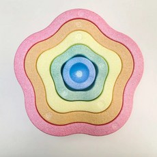 새로운 어린이 밸런스 스테이플스톤 장난감 감각 통합 폼 장난감 스테이플스톤 스포츠 밸런스 스톤, C