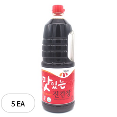 매일식품 맛있는 진간장, 1.8L, 5개