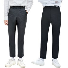 학생교복 교복몰 (빅사이즈)남자 허리조절 기모바지 교복 2개