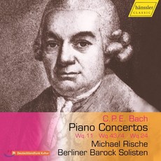 [CD] Michael Rische C.P.E.바흐: 피아노(건반) 협주곡 (C.P.E.Bach: Piano Concerto in D Major) : Wq....