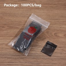 100 보관 가방 125 플라스틱 다색 향신료용 및 내구성 밀봉 125인치 방수, Snd125 Bla
