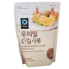 청정원 우리밀 튀김가루, 2개, 450g