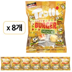 트롤리 미니버거 모양젤리 5개입, 50g, 8개
