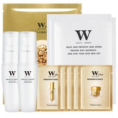 BEAUTY WOMAN 全方位保濕修護套組 (面膜 精華液 乳霜), 1套