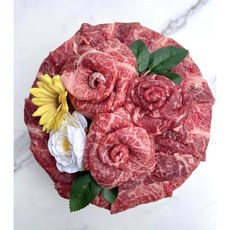 투플 한우케이크 1호 500g [채끝+특수], 1개