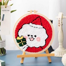 펀치니들 세트 DIY키트 스킬자수 뜨개질자수 바늘포함, 1개