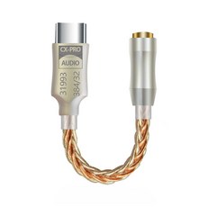 ORIGIN Type C 轉3.5mm耳機解碼器DAC線，支援通話，高階晶片CX31993 MAX97220 AL5686 ESS ES9280AC PRO ES9281 PR0, CX31993晶片, 1個, 13cm