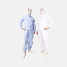 국내생산 100% HACCP 여름용 면혼방 30수 위생복 상하의 세트 식품공장 조리복