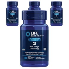 라이프익스텐션 플로라시스트 GI 리퀴드 베지테리안 캡슐, 4개, 30정