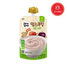 맘스쿠킹 유아 이유식(6개월~) 프룬사과 100g, 1개