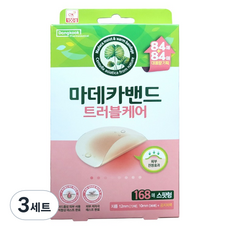 동국제약 마데카밴드 트러블케어 스팟패치 12mm x 72p + 10mm x 96p, 3개