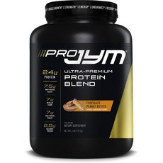 JYM Supplement Science Pro Jym 超優質蛋白質混合巧克力花生醬味, 1814g, 1個