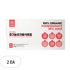 나뚜렐 NFC 유기농 아가베 석류즙 30p, 2.1L, 2개