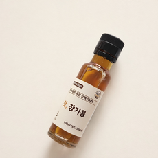 저온압착 이유식 유아반찬 참기름 국산 참깨, 1개, 100ml, 첫,참기름