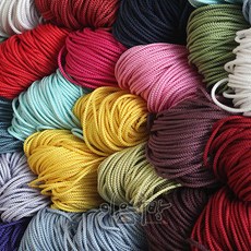 이음규방 매듭끈 - 꼰세세사 42색상 4마 [규방공예재료 끈목 전통매듭 인견사], 109. 자주메탈사, 1개