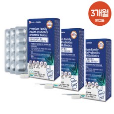 프리미엄 패밀리 헬스 프로바이오틱스 모유유산균 포스트바이오틱스 생유산균 장건강유산균 신바이오틱스 프리바이오틱스 아연 셀레늄 함유 500억 CFU투입 100억보장 캐나다 유산균, 9개, 30정