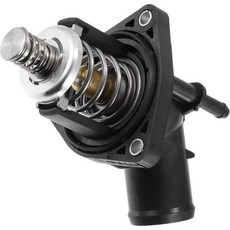 엔진 냉각수 온도 조절기 하우징 어셈블리 교체용 쉐보레 실버라도 1500 2014-2019용 GMC 시에라1500 12674639 금속 검정 은색 톤 1개 해외 직배송