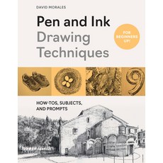 (영문도서) Pen and Ink Drawing Techniques: How-Tos Subjects and Prompts Paperback, Search Press, English, 9781800922631