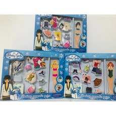 磁鐵換裝芭比娃娃 - 快速出貨 吸磁娃娃, 1個