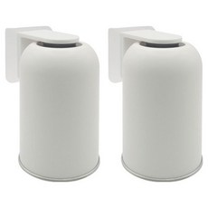 hillo 이지 304 스텐 무타공 꺼꾸리 자석 양치컵, 화이트, 2개