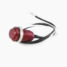 Allparts Tesi 電吉他斷音效果開關, 10mm 紅色 小款無燈