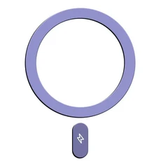 호환 맥세이프 호환용 마그네틱 금속판 링 무선 충전기 다리미 시트 스티커 아이폰 호환 16 15 14 13 프로, 17 Purple 1PCS