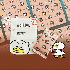 하이핫 캐릭터 러닝 런닝 핫팩 손난로 KC인증 35g, 50개