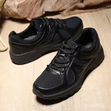 新款跑步登山靴男單鞋帆布訓練越野旅遊運動低幫迷彩保安戶外裝備