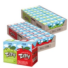 피크닉 사과 200ml 24팩 + 청포도 200ml 24팩, 24개