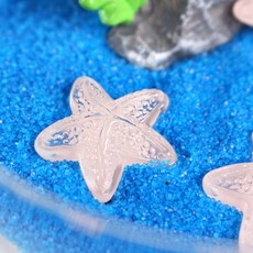 데코 장식 미니어처 파츠 액세서리 - 클린 불가사리 4개 1세트