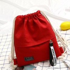 휴대용 가방 여행 1 남성 더블 포켓 여성 배낭 어깨 Pc 캐주얼 캔버스 Drawstring 학교, d