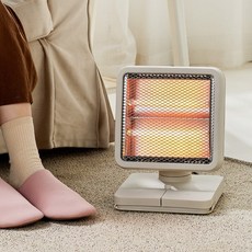 _ 가볍고 따뜻한 감성히터 발터치 회전형_크림_LT0723036, _ 가볍고 따뜻한 감성히터 발터치 회전형_크림_LT07